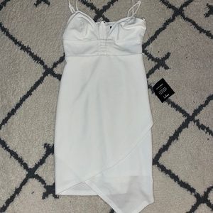 White mini LULUs dress